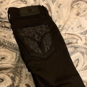 Black miss me jeans